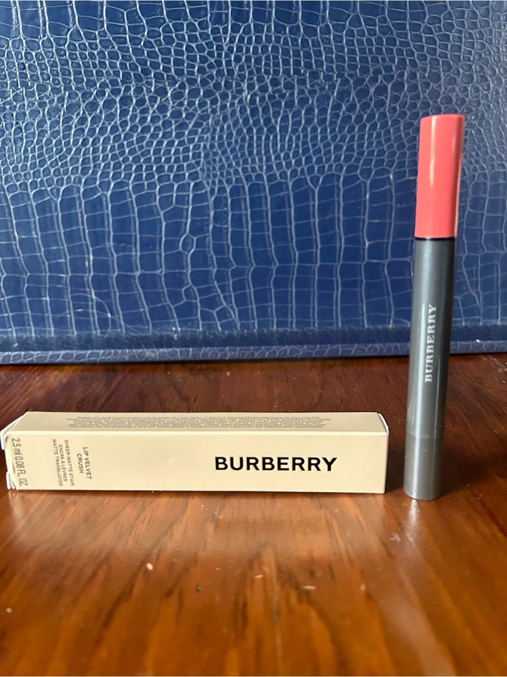 Burberry Lip Velvet Crush Sheer Matte Stain Copper Pink No. 16 New In Box